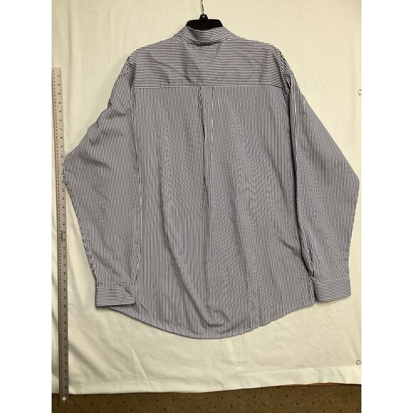 Cinch Men's Classic Fit Long Sleeve Button One Open Pocket Stripe Shirt, XL - Picture 7 of 7